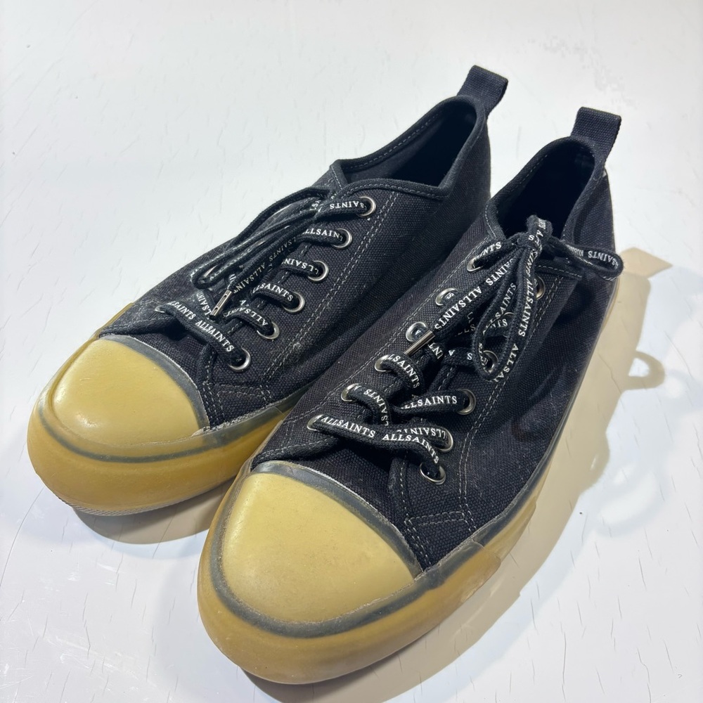 All Saints Jaxon Low Black Men's Sneakers - 10